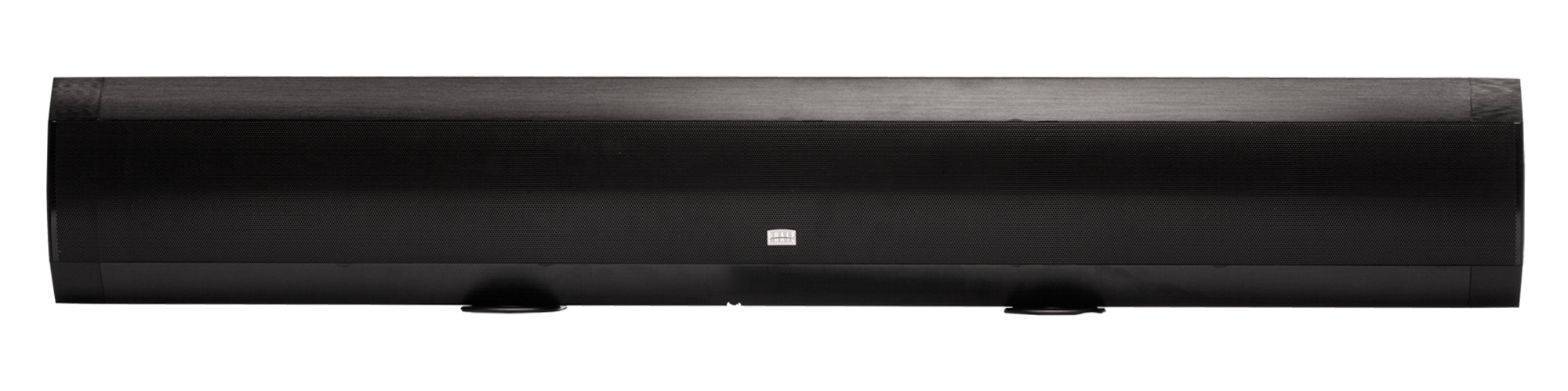Ultra Thin Soundbar with Brushed Black 3" Woofers